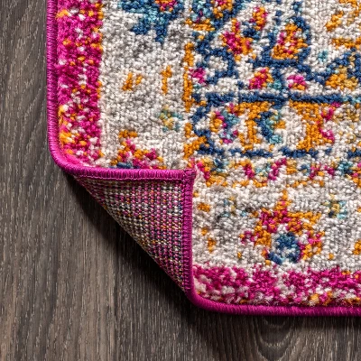 Bohemian FLAIR Boho Vintage Medallion Indoor Area Rug -JONATHAN Y 2 Bohemian FLAIR Boho Vintage Medallion Indoor Area Rug -JONATHAN Y - Image 2