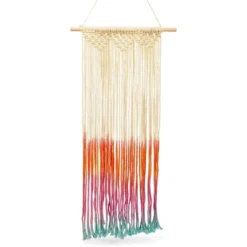 Okuna Outpost Rainbow Macrame Woven Wall Hanging For Bohemian Themed And Rustic Home Decor, 13 X 31 In. 7 Okuna Outpost Rainbow Macrame Woven Wall Hanging For Bohemian Themed And Rustic Home Decor, 13 X 31 In. -Home Furnishing Store GUEST 023fbdd5 d160 463c a3e3 ba783444d955