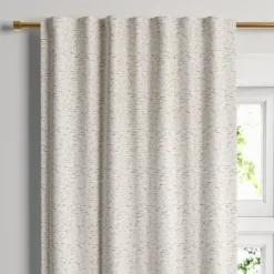 1pc Blackout Doral Window Curtain Panel Cream - Project 62™ -Home Furnishing Store GUEST 02f6177d 573e 4615 ae8f eb440121d54d