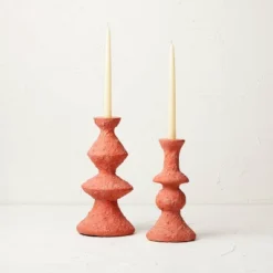 Short Clay Taper Candle Holder Red - Opalhouse™ Designed With Jungalow™ -Home Furnishing Store GUEST 030eda6c 85df 45b9 bbc4 07bae42656d4 1