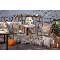 11.5"x18.5" Indoor Thanksgiving Hello Fall Natural Rectangular Throw Pillow - Pillow Perfect -Home Furnishing Store GUEST 05e8116c a493 429b a67b 7f0fb575ae5f