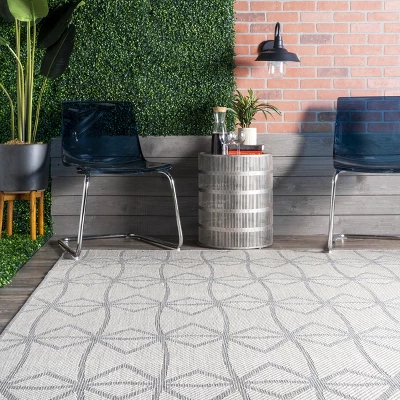 NuLOOM Saunders Geometric Indoor/Outdoor Area Rug 7 NuLOOM Saunders Geometric Indoor/Outdoor Area Rug - Image 7