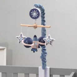 Lambs & Ivy Sky Rocket Planets/Stars Musical Baby Crib Mobile Soother Toy- Blue -Home Furnishing Store GUEST 08db56dc 6aef 46ff aa50 d8d28feb6646