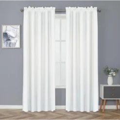 Kate Aurora Basic Drape Light Filtering Woven Jacquard Thermal Single Rod Pocket Window Curtain Panel 16 Kate Aurora Basic Drape Light Filtering Woven Jacquard Thermal Single Rod Pocket Window Curtain Panel -Home Furnishing Store GUEST 09d5385b 68d4 44b6 a0f3 3a005c674d98