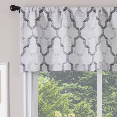 Kate Aurora Living Shabby Trellis Clover Rod Pocket Window Curtain Valances 7 Kate Aurora Living Shabby Trellis Clover Rod Pocket Window Curtain Valances - Image 7