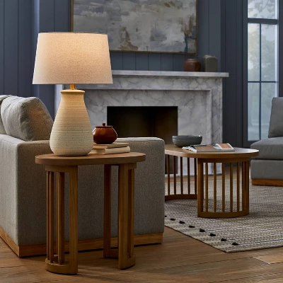 Ceramic Speckled Table Lamp - Threshold™ Designed With Studio McGee 2 Ceramic Speckled Table Lamp - Threshold™ Designed With Studio McGee - Image 2