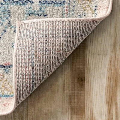 NuLOOM Chase Faded Vintage Medallion Area Rug 6 NuLOOM Chase Faded Vintage Medallion Area Rug - Image 6