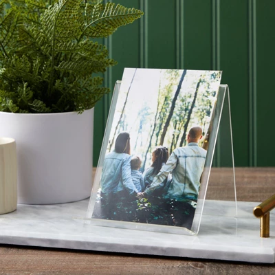 Juvale 6-Pack Acrylic Book Stand For Books, Comics, Phone, Tablet, Clear Easel Display, 4.5x5-Inch Transparent Holder For School, Home, Office 3 Juvale 6-Pack Acrylic Book Stand For Books, Comics, Phone, Tablet, Clear Easel Display, 4.5x5-Inch Transparent Holder For School, Home, Office - Image 3