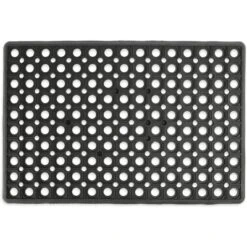 Juvale Black Rubber Welcome Door Mat Nonslip Indoor Outdoor Doormat (23.5 X 15.75 Inches) -Home Furnishing Store GUEST 0c089802 6224 4191 be92 ed427779dc7e
