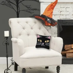 C&F Home 8" X 8" Spooky Cat Face Hooked Petite Halloween Throw Pillow 8 C&F Home 8" X 8" Spooky Cat Face Hooked Petite Halloween Throw Pillow -Home Furnishing Store GUEST 0c7d8388 1546 4bb0 8324 70ed0692b066