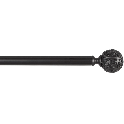 Exclusive Home Vulcan 1" Window Curtain Rod And Finial Set 2 Exclusive Home Vulcan 1" Window Curtain Rod And Finial Set - Image 2