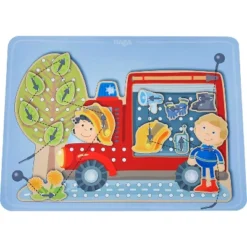 HABA Fire Engine Rescue Themed Threading Game -Home Furnishing Store GUEST 0deb5074 1d3f 4937 8969 642567daafd6