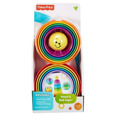 Fisher Price - Smart Stages Brilliant Motor Skill Basics - Stack Em' & Turn Em' Into Cups / Rolling Balls 6 Fisher Price - Smart Stages Brilliant Motor Skill Basics - Stack Em' & Turn Em' Into Cups / Rolling Balls - Image 6