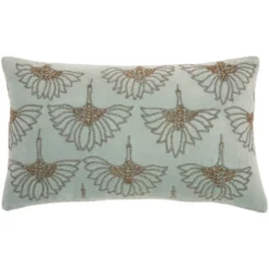 12"x20" Sofia Beaded Flowers Lumbar Throw Pillow - Mina Victory 16 12"x20" Sofia Beaded Flowers Lumbar Throw Pillow - Mina Victory -Home Furnishing Store GUEST 0ecee2b8 8d88 4133 ba58 b37ec8378498