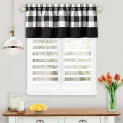 Kate Aurora Modern Farmhouse Buffalo Plaid Checkered Rod Pocket Window Valance 9 Kate Aurora Modern Farmhouse Buffalo Plaid Checkered Rod Pocket Window Valance -Home Furnishing Store GUEST 0f8dcb79 ab13 4e0c 8bb3 ddfa51eb05eb