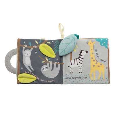 Lambs & Ivy Jungle Friends Developmental Soft Book & Elephant Plush Toy Gift Set 7 Lambs & Ivy Jungle Friends Developmental Soft Book & Elephant Plush Toy Gift Set - Image 7