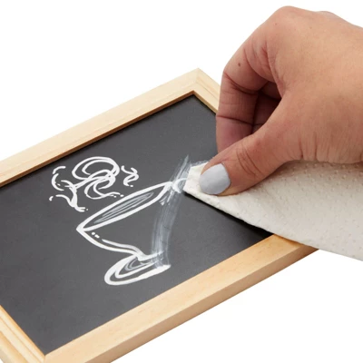 Juvale 6-Pack Mini Chalkboard Signs With Easel Stand For Table Decorations, Restaurant Food Display, Message Boards, Small Business, 7x7x4 In 5 Juvale 6-Pack Mini Chalkboard Signs With Easel Stand For Table Decorations, Restaurant Food Display, Message Boards, Small Business, 7x7x4 In - Image 5