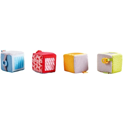 HABA Discovery Cubes Marine World - 4 Fabric Blocks To Stimulate Baby's Senses 2 HABA Discovery Cubes Marine World - 4 Fabric Blocks To Stimulate Baby's Senses - Image 2