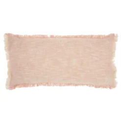 14"x30" Life Styles Woven Fringe Lumbar Throw Pillow - Mina Victory -Home Furnishing Store GUEST 136a852e c5e5 48a0 86f5 9a3defee6437