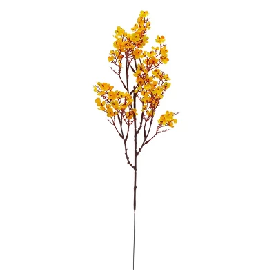 6 Pack Silk Artificial Baby's Breath Flowers With Stem, Babies Breath Faux Flower Bouquet, Fake Floral Arrangement For Table, 20 Inch, Orange 5 6 Pack Silk Artificial Baby's Breath Flowers With Stem, Babies Breath Faux Flower Bouquet, Fake Floral Arrangement For Table, 20 Inch, Orange - Image 5