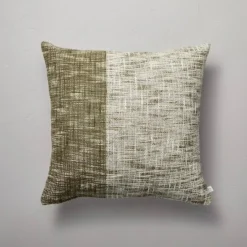 18"x18" Vertical Color Block Square Throw Pillow - Hearth & Hand™ With Magnolia 8 18"x18" Vertical Color Block Square Throw Pillow - Hearth & Hand™ With Magnolia -Home Furnishing Store GUEST 16ced70f fa14 47c7 bf20 e0d0c763d32d