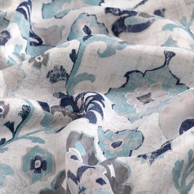 Kate Aurora Contemporary Influencer 2 Piece Water Color Damask Medallion Rod Pocket Window Curtain Panels 5 Kate Aurora Contemporary Influencer 2 Piece Water Color Damask Medallion Rod Pocket Window Curtain Panels - Image 5