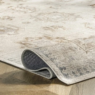 NuLOOM Krystin Distressed Machine Washable Area Rug 5 NuLOOM Krystin Distressed Machine Washable Area Rug - Image 5