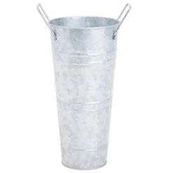 Farmlyn Creek 4-Pack 10-Inch Galvanized Flower Buckets With Handles, Metal Floral Vases For Fresh Flowers And Dried Floral Table Arrangements -Home Furnishing Store GUEST 1922c7cf 66a8 4219 bd6f 6d8dfd8ddcb1