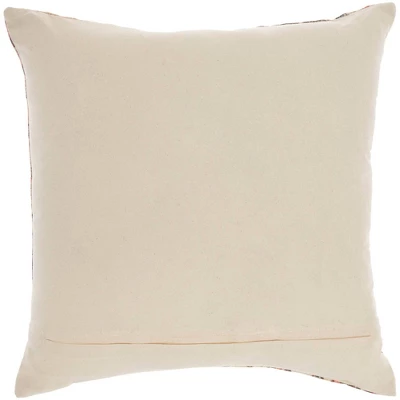 Persian Print Square Throw Pillow Red - Nicole Curtis 4 Persian Print Square Throw Pillow Red - Nicole Curtis - Image 4