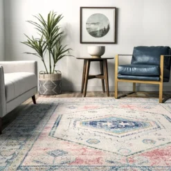 NuLOOM Chase Faded Vintage Medallion Area Rug 16 NuLOOM Chase Faded Vintage Medallion Area Rug -Home Furnishing Store GUEST 1ca91f6f 2107 456c 9bfc a8404a0b08d7