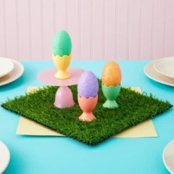 Juvale 4-Pack Artificial Grass Mat Squares, 12x12-Inch Fake Turf Tiles For Balcony, Patio, Outdoor Faux Placemats, DIY Crafts And Decorations, Green -Home Furnishing Store GUEST 1d6f0120 e176 43bd 8326 b720b4ff9aa2