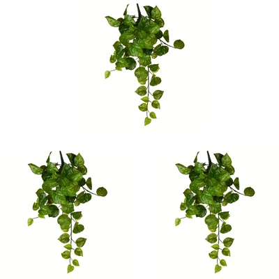 Vickerman Artificial Pothos Hanging Bush 2 Vickerman Artificial Pothos Hanging Bush - Image 2