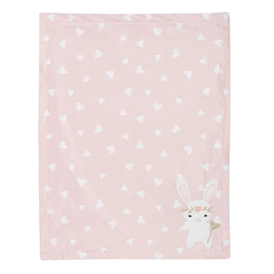 Lambs & Ivy Pink/White 5-Piece Luxury Infant / Newborn / Baby Gift Basket 7 Lambs & Ivy Pink/White 5-Piece Luxury Infant / Newborn / Baby Gift Basket - Image 7