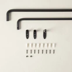 French Return Curtain Rod Matte Black - Hearth & Hand™ With Magnolia 7 French Return Curtain Rod Matte Black - Hearth & Hand™ With Magnolia -Home Furnishing Store GUEST 222d72d9 a14d 44cc 9a47 af5b627255f7