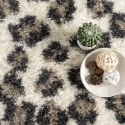 Kenina Leopard Shag Area Rug -Home Furnishing Store GUEST 232c0058 357c 48ed b358 ff7bc9a31bfb
