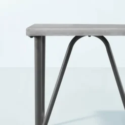 Square Faux Concrete & Metal Outdoor Accent Table - Dark Gray - Hearth & Hand™ With Magnolia 8 Square Faux Concrete & Metal Outdoor Accent Table - Dark Gray - Hearth & Hand™ With Magnolia -Home Furnishing Store GUEST 234f4392 fe36 4bcf b888 6303fd752d96