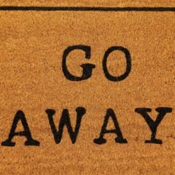 Juvale Go Away Doormat, Funny Front Door Welcome Mat For Outdoor Porch Or Patio, Natural Coco Coir, 17 X 30 In -Home Furnishing Store GUEST 23bda48f 7d89 4aa3 9be7 8b8f92f2cd0c