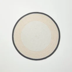 Round Border Stripe Braided Area Rug Neutral - Hearth & Hand™ With Magnolia -Home Furnishing Store GUEST 23efbf88 d6a6 44d4 a17e 2a0c02a67837