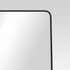 18" X 60" Metal Aluminum Cheval Floor Mirror Black - Threshold™ -Home Furnishing Store GUEST 24c49364 412b 47fa 8624 430bcfbf0d6f