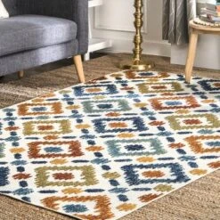 NuLOOM Indoor/Outdoor Transitional Labyrinth Area Rug
