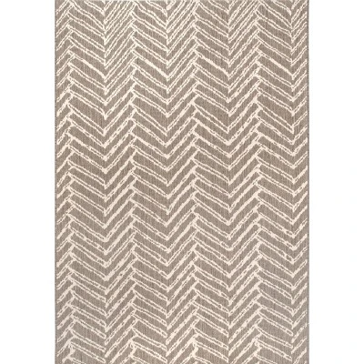 NuLOOM Macklin Herringbone Indoor/Outdoor Area Rug 10 NuLOOM Macklin Herringbone Indoor/Outdoor Area Rug - Image 10