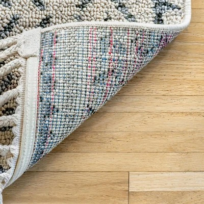 NuLOOM Akua Bands Tassel Area Rug 3 NuLOOM Akua Bands Tassel Area Rug - Image 3