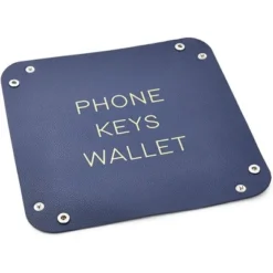 Juvale Leather Catchall Valet Decorative Tray For Phone, Keys, Wallet (Navy Blue, 6.9 X 2.2 In) -Home Furnishing Store GUEST 25be03c6 01db 491b 907f 3c919ac268a4