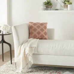 18"x18" Life Styles Woven Diamonds Square Throw Pillow - Mina Victory -Home Furnishing Store GUEST 288f5a92 3290 4f88 9533 9e76a4bec957