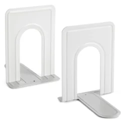Juvale 12 Pack Metal Bookends For Shelves, Heavy Duty White Book Stoppers For Library, Living Room, Or Office (5x6.6x 5.8 In) -Home Furnishing Store GUEST 293d1263 6f08 4bd5 ba4f 5f91762e8cec