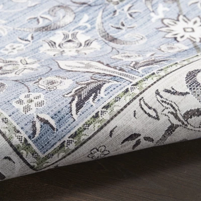 Nourison Vintage Home Floral Persian Flatweave Indoor Area Rug 4 Nourison Vintage Home Floral Persian Flatweave Indoor Area Rug - Image 4