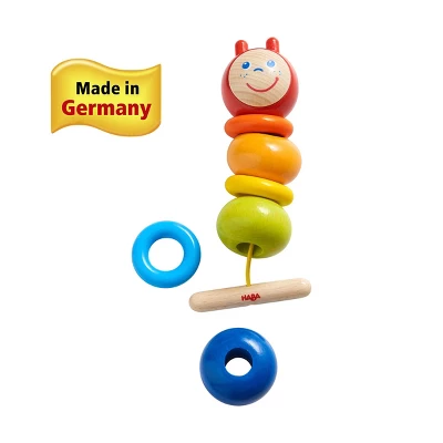 HABA Threading Game Caterpillar (Made In Germany) 6 HABA Threading Game Caterpillar (Made In Germany) - Image 6
