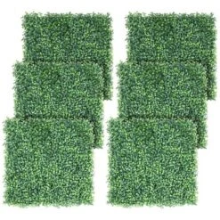 Yaheetech 20" X 20" Artificial Boxwood Hedge Panel Plastic Greenery Indoor & Outdoor -Home Furnishing Store GUEST 2ba5b6e5 61ca 4edc 931b 493a7e74e496
