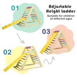 Costway Foldable Wooden Climbing Triangle Indoor Climber W/Ladder For Baby Toddler 12 Costway Foldable Wooden Climbing Triangle Indoor Climber W/Ladder For Baby Toddler -Home Furnishing Store GUEST 2c179851 5ede 450e a44a 3bb29a4d7140