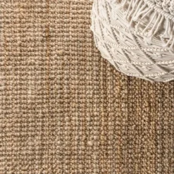 Para Hand Woven Chunky Jute With Fringe Area Rug - JONATHAN Y -Home Furnishing Store GUEST 2d58b29a eddd 4345 b476 6d74faf2210a